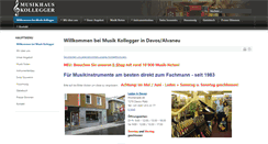 Desktop Screenshot of musik-kollegger.ch